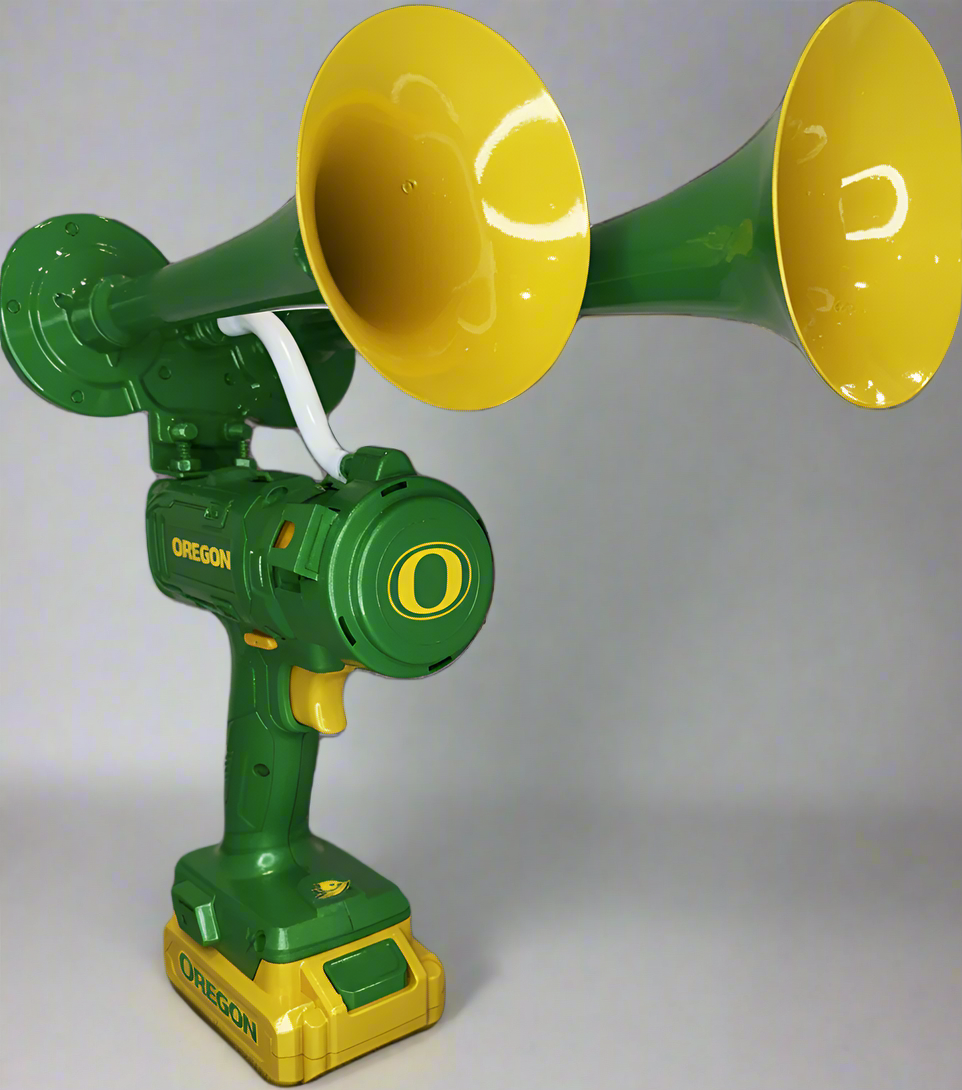 Oregon Ducks Train Horn Drill