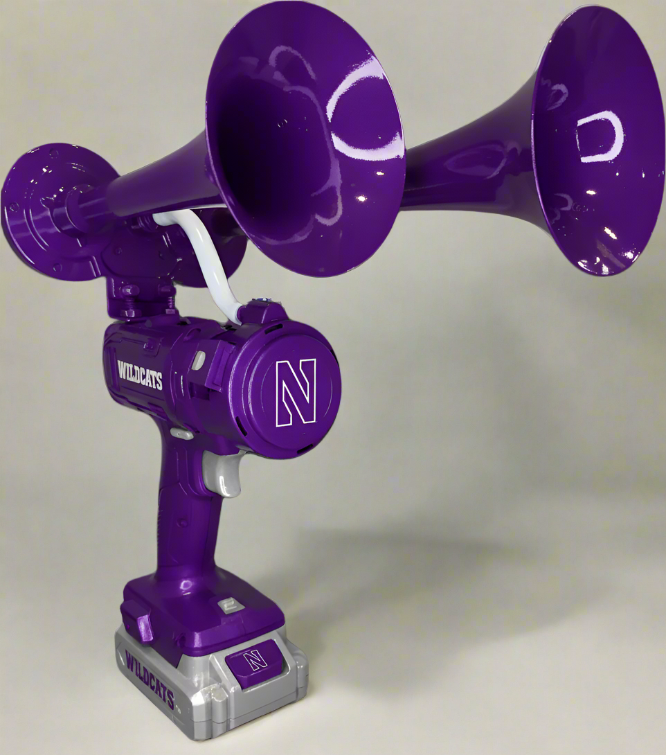 Northwestern Wildcats Train Horn Drill
