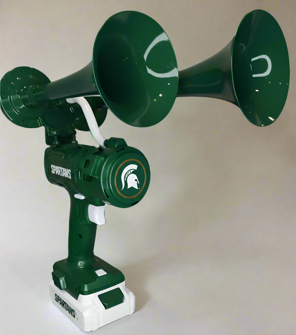Michigan State Spartans Train Horn Drill