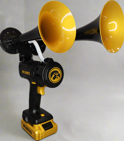 Iowa Hawkeyes Train Horn Drill