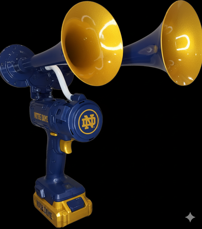 Notre Dame Fighting Irish Train Horn Drill